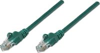 Merkloos Intellinet 342469 Netwerkkabel RJ45 0.5 m Groen