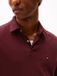 Tommy Hilfiger polo lange mouw bordeaux maat XXL