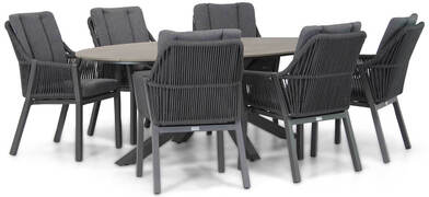 Lifestyle Garden Furniture Lifestyle Verona/Matara 220 cm dining tuinset 7-delig