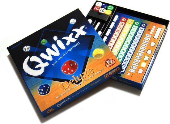 White Goblin Games Qwixx Deluxe - Dobbelspel | Denkspel, Geluksspel, Educatief spel | 8+