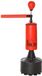HOMCOM Sac de frappe - Similicuir - Rouge