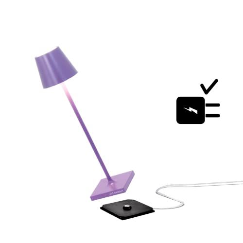Zafferano Poldina Pro Micro - Draadloze LED Tafellamp - Lila