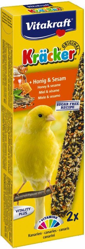VITAKRAFT Kanariekracker 2 in 1 Honing - Vogelsnack