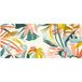 LUMALÉA Papier Peint Panoramique Feuilles Tropicales 260 Cm X 110 Cm