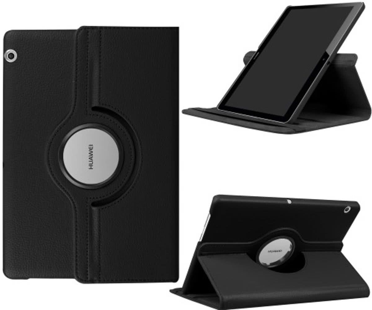 GSM-Hoesjes.be GSM-Hoesjes.nl 360 Rotating Case Huawei MediaPad T3 10 - Zwart