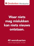 Merkloos Omdenken 40 Omdenken wenskaarten