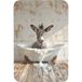 Tapis de bain Âne - Animaux - Baignoire - Mousse 60x90 cm