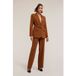 Motivi Polyester-viscose Blazer With Belt Brown Taille: 34