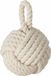 Boltze Arrêt de porte Bouton - Jute - Blanc crème - 1,5 kg - 23 x 15 cm