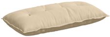 vidaXL Coussin de dossier crème 100 x 50 cm microfibre tissu