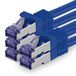 1aTTack.de Cat.7 netwerkkabel 2m - Blauw - 5 stuks
