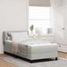 Maison Exclusive - Lit à ressorts avec matelas Gris clair 90 x 190 cm Velours