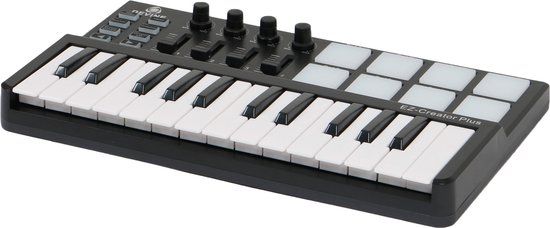 Devine EZ-Creator Plus USB / MIDI keyboard - Zwart/Wit - 25 Toetsen - Met DAW-software