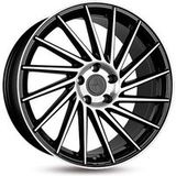 KESKIN WHEELS KT17 HURRICANE lèvre noire polie 8.5Jx19 5x112 ET45