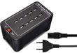 Securit USB Oplader 10 poorten - Zwart