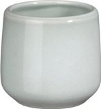 Mica Decorations Amber pot rond lichtgrijs h7xd8 cm