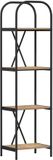 vidaXL Boekenplank 4-laags 40 x 30 x 146 cm Bewerkt hout Artisan Eiken