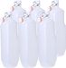 CM beugelfles/weckfles - 6x - wit - kunststof - 2 liter