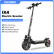 IScooter Trottinette électrique IX4 48V 15Ah Batterie 40-45km Autonomie 25km/h Vitesse Double frein à disque Pliable Tout-terrain EScooter IScooter Club App avec 2 clés