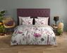 Duvet cover floral - 2 persons 200x200/220 cm - Sand - 100% Coton renforcé