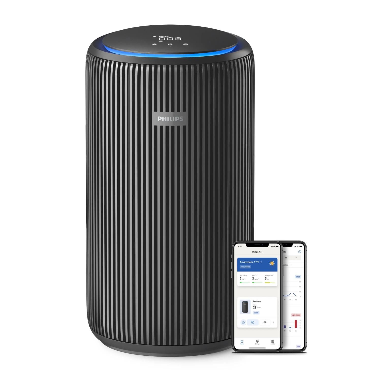 Philips 3200 Series PureProtect AC3221/13 - Smart Air Purifier - 135 m² - Anthracite