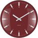 Karlsson Wandklok Realista Dome - Rood - 35x35x35cm - Wandklok Modern