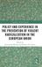 Policy Routledge Contemporary Terrorism Studies- Policy and Experience in the Prevention of Violent Radicalization in the European Union