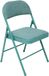 5Five Vouwstoel/Klapstoel Flexy - Metalen Frame - 47x47x80cm - Blauw