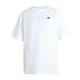 adidas dames Power Essentials Workout Oversized Shirt, white, S