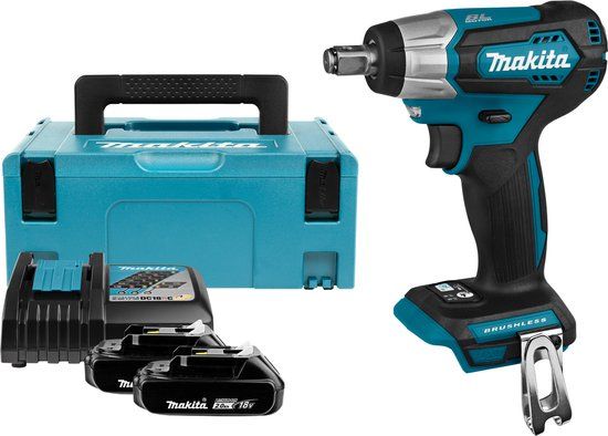 Makita DTW181RAJ Accu Slagmoersleutel 18V - 2.0Ah - 210Nm - Inclusief 2 Accu's en Mbox