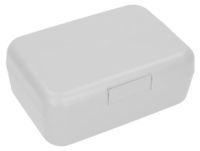 Boîte à provisions "Foodbox" - Boîte à lunch avec coins arrondis et couvercle sans rainures - sans BPA et fabriquée en Allemagne - Blanc