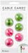 Kabelhouder Cable Candy Kabelhouder en kabelgeleiding - Beans Mix - groen/roze