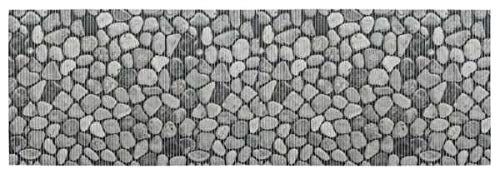 WENKO Sassi badmat, keukenmat, kunststof, grijs, 65 x 200 cm