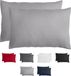 Komfortec Set van 2 Premium Kussenslopen 40x60 cm - Superzachte Kussenhoes – 100% - Geborsteld Polyester - 90g/m²- Grijs