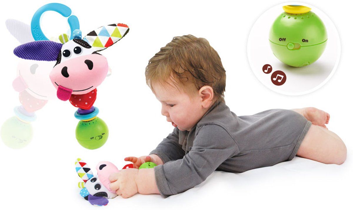 Happy Baby Rammelaar Shake Me Rattle Cow