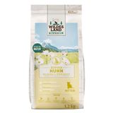 WILDES LAND Droogvoer voor katten, kip, kittens, 1,2 kg, 4 stuks