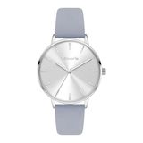 Tamaris - TT-0004-LQ - Unisex Polshorloge - Blauw Leer - Blauw Metaal - Mineraalglas - Analoog - Quartz