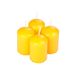 4 Tiarabloem 4 geurende cylindrische kaarsen, 4 x 6 cm