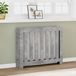 vidaXL Radiatoromsluiting, betonkleur, 104x20x82 cm, houtvezelplaat