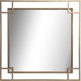 DKD Home Decor Wandspiegel - Gouden Metaal - 55 x 55 cm