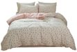 Set de trois taies d'oreiller, format queen, 100% coton, avec imprimé floral