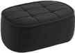 sweeek Poef, voetenbank voor boni fauteuil bouclé stof 1 zitplaats l 91 x b 63 x h 40cm - Zwart