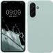 kwmobile telefoonhoesje geschikt voor Samsung Galaxy A37 5G - Hoesje met siliconen coating - Smartphone case in cool mint