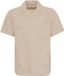 Solid Allan Shirt Solid Rugby Brown Cotton 2XL