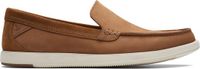Clarks Heren Bratton Loafer Dark Tan Nubuck Maat 42.5