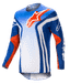 Alpinestars Maillot Racer Semi 2023 Bleu Orange Vif