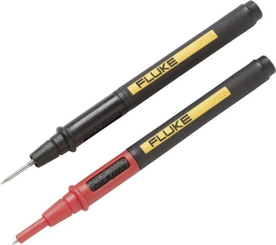 TwistGuard Fluke TP175 Veiligheids-testpuntenset Steekaansluiting 4 mm CAT III 1000 V, CAT IV 600 V Zwart, Rood 1 stuk(s)