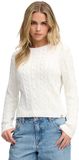 Superdry Essentials SD&CO Kabelgebreide Trui Dames Ecru