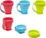 Cao Intrekbare beker met handvat, groen/blauw/rood