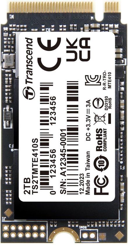 Transcend MTE410S – 2 TB PCIe SSD – PCIe NVMe 4.0 x4